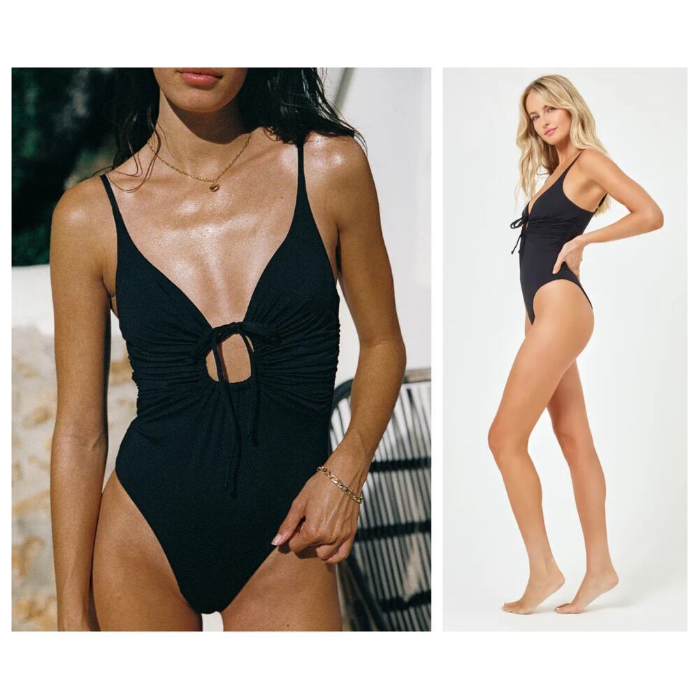 L*Space Black One Piece Swimsuit